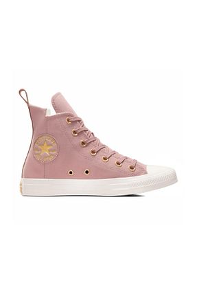 کفش اسنیکر صورتی زنانه بند دار Converse - کد 851627171
