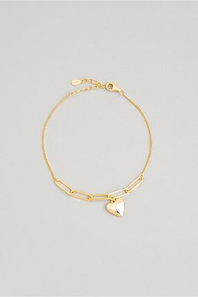 دستبند نقره زرد زنانه 925 عیار So Chic - کد 814765170