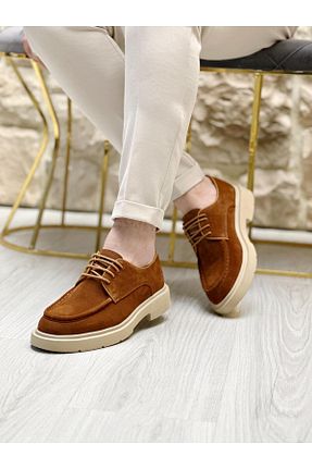 کفش کلاسیک قهوه ای مردانه چرم خالص ByItallanoshoes - کد 929805526