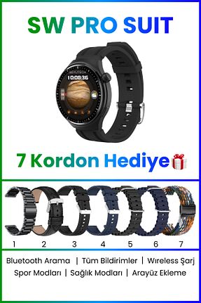 ساعت هوشمند مشکی گارانتی وارد کننده SEYUTECH - کد 929810444