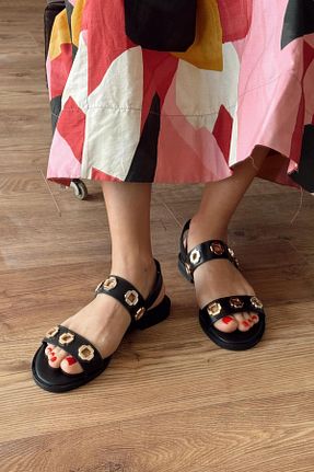 صندل رنگی زنانه پاشنه پر nope21shoess - کد 929813156