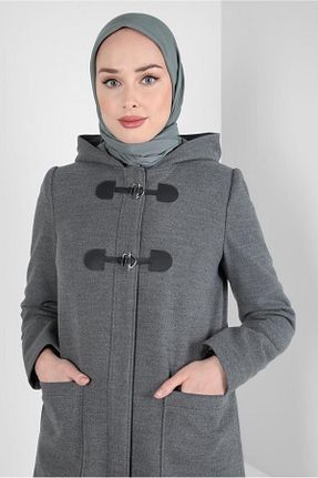 روسری طوسی پلی استر Alvina - کد 792004832