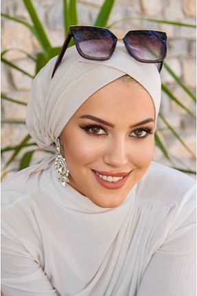 کلاه شنای حجاب نباتی زنانه Aişe Tesettür - کد 871358865