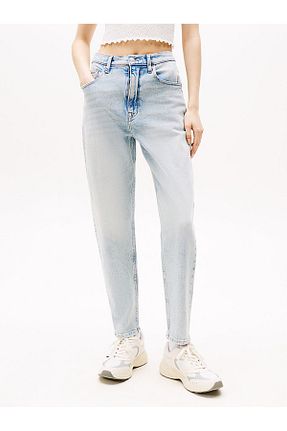شلوار جین سرمه ای زنانه پاچه ساده Tommy Hilfiger - کد 901396109