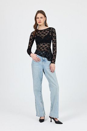 بلوز مشکی زنانه رگولار Rays - کد 929840539