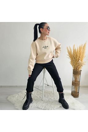 ست گرمکن قهوه ای زنانه پاچه کش دار 6 butik altı üstü butik - کد 929844529