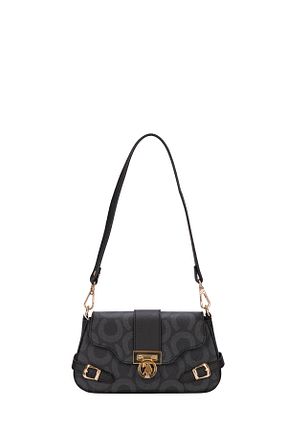 کیف دوشی مشکی زنانه چرم مصنوعی U.S. Polo Assn. - کد 894893839
