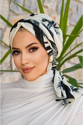 کلاه شنای حجاب طوسی زنانه Aişe Tesettür - کد 929156470