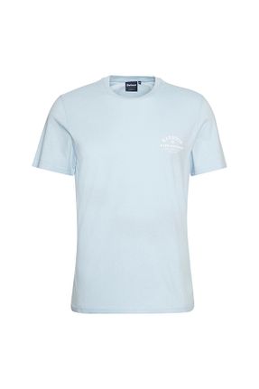 تیشرت آبی مردانه رگولار Barbour - کد 929863595