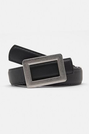 کمربند مشکی زنانه پلی اورتان Pull & Bear - کد 929852628