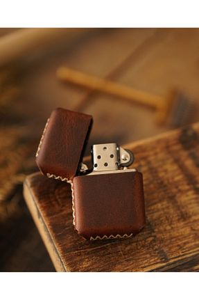 فندک بنزینی قهوه ای Atölye Çınar Leather Handmade - کد 777941699