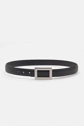 کمربند مشکی زنانه پلی اورتان Pull & Bear - کد 929852628