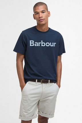 تیشرت آبی مردانه رگولار Barbour - کد 929863177