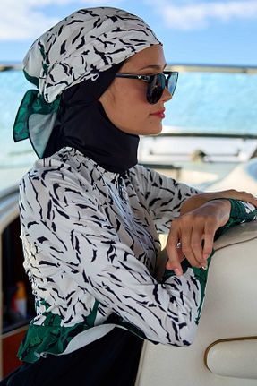 شال سفید زنانه پلی استر Mayovera - کد 929863283