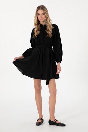 لباس مشکی زنانه بافتنی U.S. Polo Assn. - کد 929845595