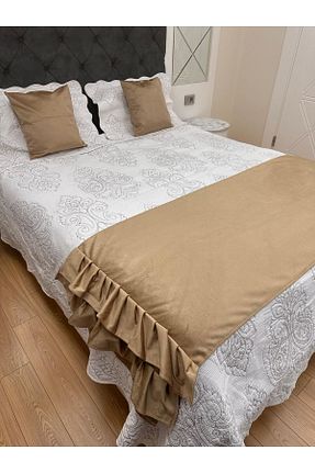 روتختی دونفره نارنجی مخمل Becenhouse - کد 889638331