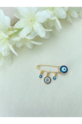 سنجاق سینه طلائی بچه گانه فلزی Kyver - کد 768920724