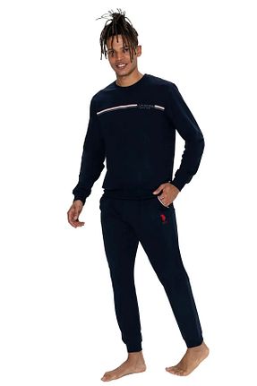 ست لباس راحتی سرمه ای زنانه ساده U.S. Polo Assn. - کد 929867582