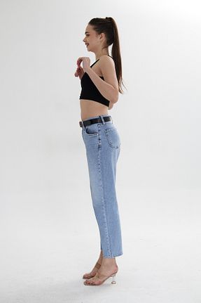 شلوار جین آبی زنانه رگولار cracpot - کد 929877496