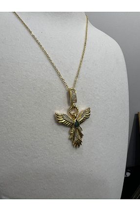 گردنبند استیل ( فولاد ) زرد زنانه استیل (فولاد) Store - کد 903795339