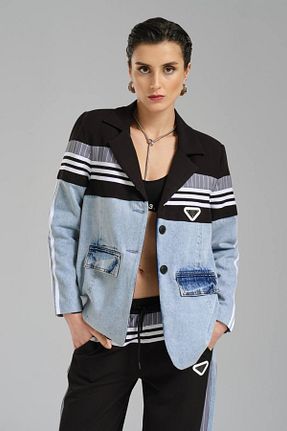 کت مشکی زنانه Blazer tw3 - کد 929877999