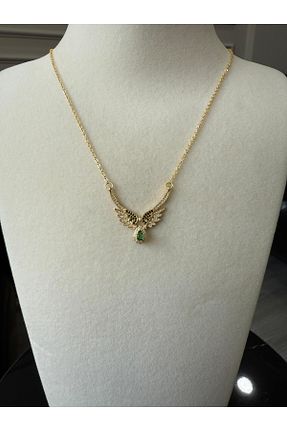 گردنبند استیل ( فولاد ) زرد زنانه استیل ضد زنگ Store - کد 929882008
