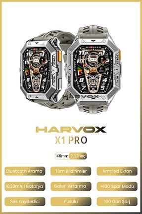 ساعت هوشمند طوسی گارانتی وارد کننده HARVOX - کد 929887397