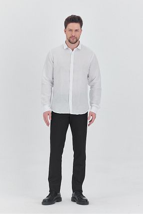 پیراهن سفید مردانه اسلیم Rafaelli Gentleman - کد 929883235