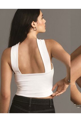 بلوز سفید زنانه ساده quella atelier - کد 929886264