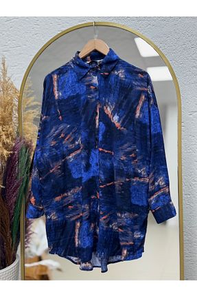 پیراهن حجاب سرمه ای رگولار Ebrar Store - کد 929891365