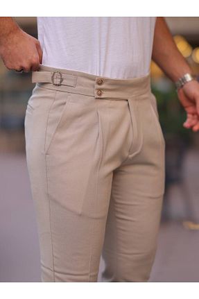 شلوار بژ مردانه ویسکون REX MODA - کد 929894168