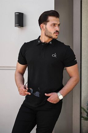 پولوشرت مشکی زنانه پارچه Butik - کد 929891598