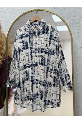پیراهن حجاب سرمه ای رگولار Ebrar Store - کد 929891498