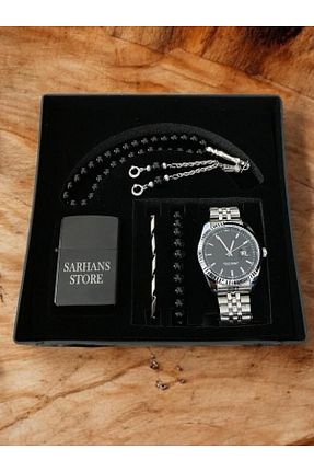 ست ساعت مچی متالیک مردانه فلزی Sarhans Store - کد 929890483