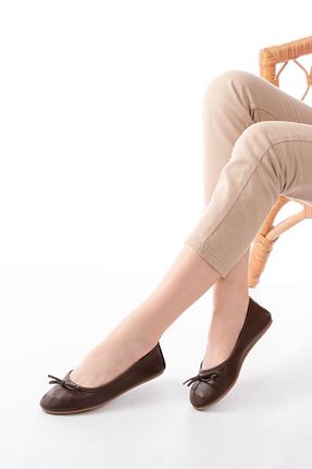 بابت قهوه ای زنانه جیر Aymood - کد 929897763