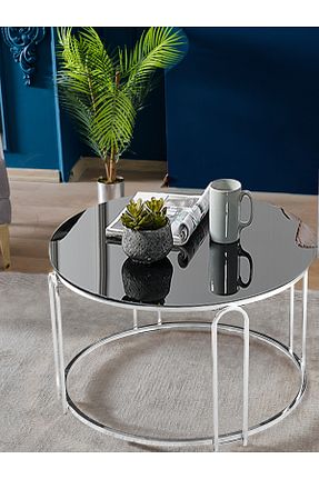 میز جلو مبلی مشکی فلزی SEDAŞ LIVING UNITS - کد 775091379
