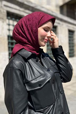 روسری بنفش مودال Aker - کد 929927345