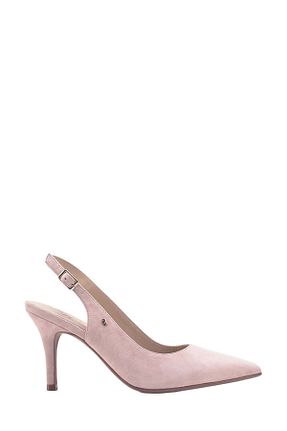 کفش پاشنه بلند کلاسیک صورتی زنانه چرم Nine West - کد 807666612