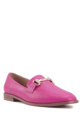 کفش لوفر صورتی زنانه چرم مصنوعی Nine West - کد 763386294