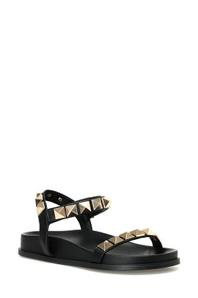 صندل مشکی زنانه پاشنه تخت Nine West - کد 822232817