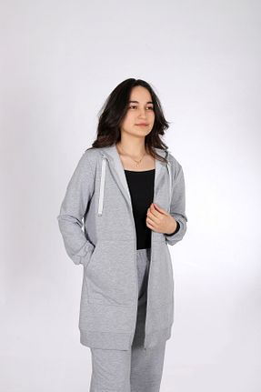 کت اسپرت طوسی زنانه Butik - کد 929959764