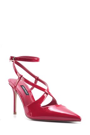 کفش پاشنه بلند کلاسیک قرمز زنانه چرم مصنوعی Nine West - کد 917777637
