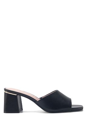 دمپائی مشکی زنانه چرم مصنوعی Nine West - کد 747172322