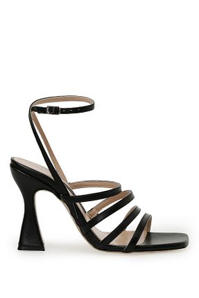 صندل مشکی زنانه پاشنه نازک Nine West - کد 748770913