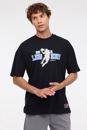 تیشرت مشکی مردانه رگولار Lumberjack - کد 832882204
