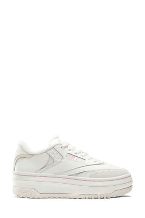 کفش اسنیکر بژ زنانه بند دار Reebok - کد 885336210