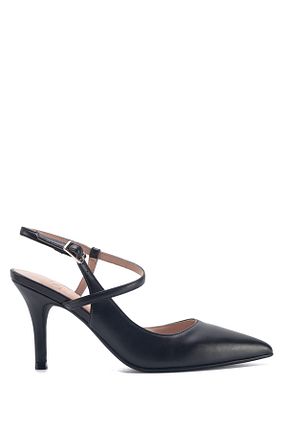 کفش پاشنه بلند کلاسیک مشکی زنانه چرم مصنوعی Nine West - کد 747497432