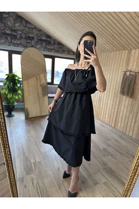 لباس مشکی زنانه کوتاه caddstore - کد 929931663