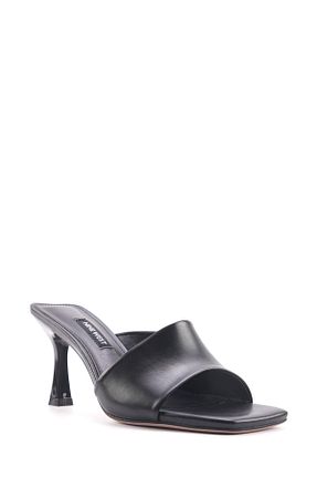 دمپائی مشکی زنانه چرم مصنوعی Nine West - کد 824812612