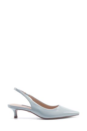 کفش پاشنه بلند کلاسیک آبی زنانه چرم مصنوعی Nine West - کد 899657945